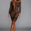 Dreamgirl Seamless Net And Lace Chemise Chemise Lingerie