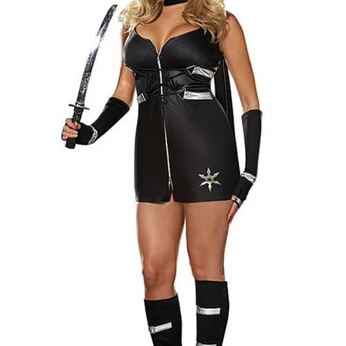 Dreamgirl Sexy Curvy Ninja Star Costume