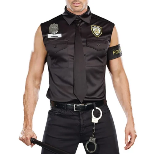 Dreamgirl Dirty Cop Officer Ed Banger Costume Sexy Halloween Costumes
