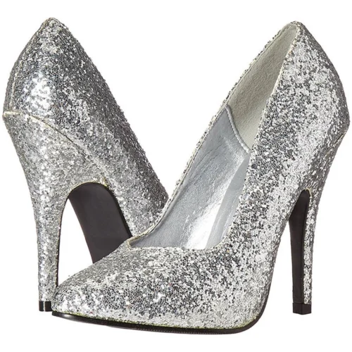 Ellie Shoes Glitter High Heel Pump Shoes