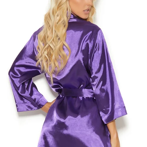 Elegant Moments Sexy Satin Robe 15 Elegant Moments Sexy Satin Robe