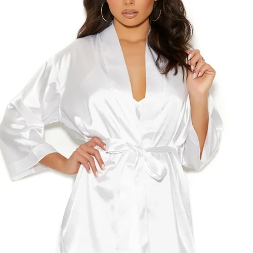 Elegant Moments Sexy Satin Robe 20 Elegant Moments Sexy Satin Robe