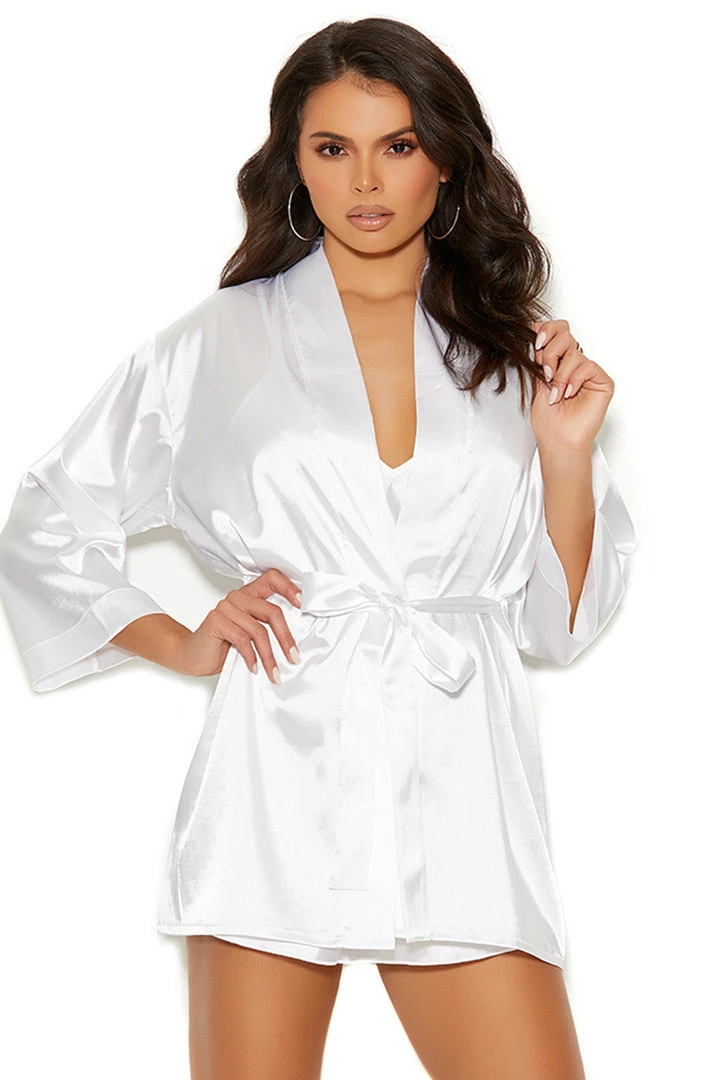 Elegant Moments Sexy Satin Robe 10 Elegant Moments Sexy Satin Robe