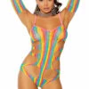 Elegant Moments Rainbow Cut Out Teddy