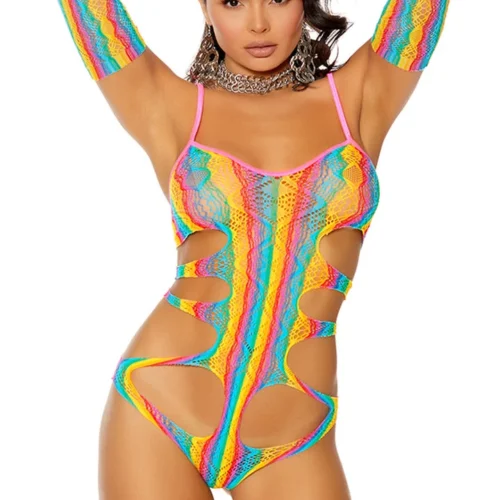 Elegant Moments Rainbow Cut Out Teddy