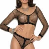 Elegant Moments Camisole & Cami Tops Fishnet Zipper Cami Set