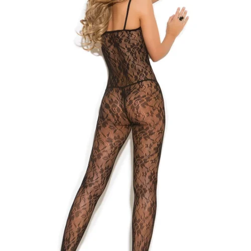 Elegant Moments Rose Lace Bodystocking Lingerie