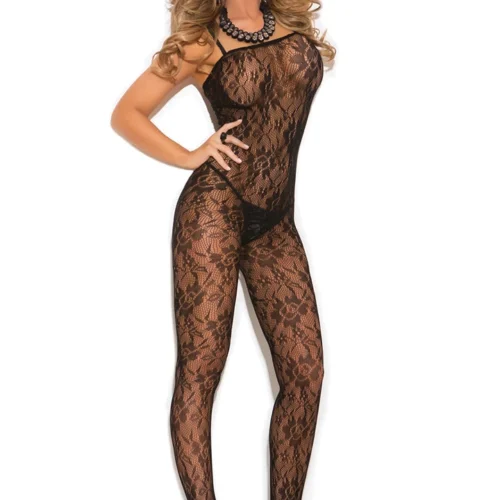 Elegant Moments Rose Lace Bodystocking Lingerie
