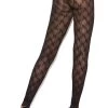 Elegant Moments Hosiery Lace Footless Pantyhose