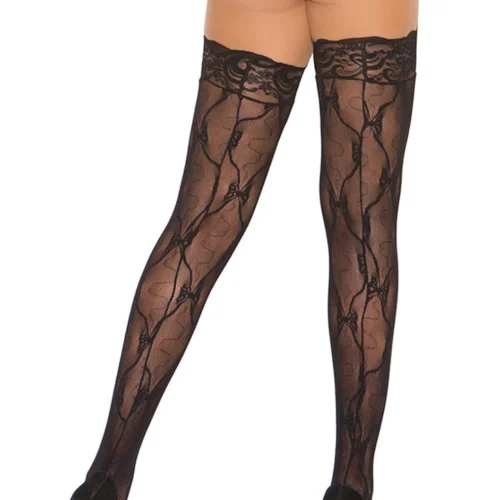 Elegant Moments Ribbon Lace Stockings