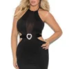 Elegant Moments Plus Size Heart's Desire Club Dress