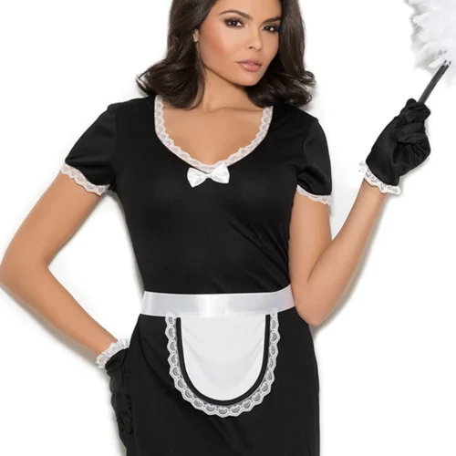 Elegant Moments Sexy Halloween Costumes Flirty French Maid Costume