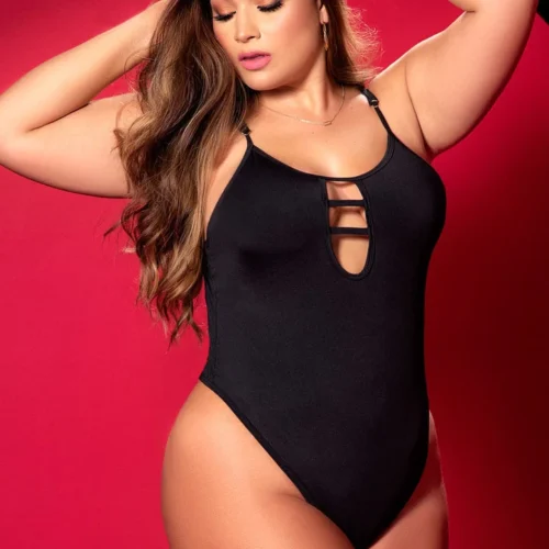 Mapalé Plus Size Multi-Strap Bodysuit