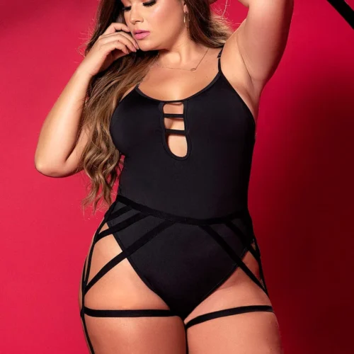 Mapalé Plus Size Multi-Strap Bodysuit
