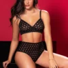 Mapalé Lingerie Retro Dot Bra And High Waisted Panty
