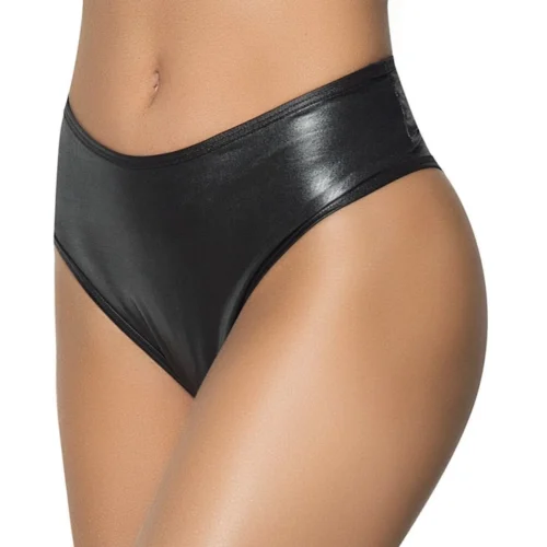 Mapalé Lingerie Wet Look High Waist Panty