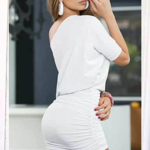 Mapalé Off The Shoulder Mini Dress