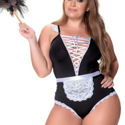 Mapalé Plus Size Mistress Maid Teddy