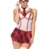 Mapalé Peek-a-Boo School Uniform Lingerie Set