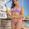 Mapalé Sexy Swimwear Neon Pink And Purple Bikini