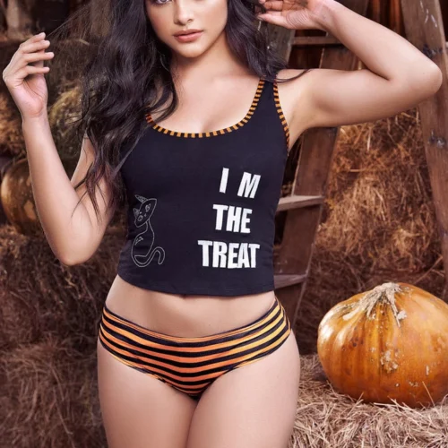 Mapalé Sleepwear Black Cat Pajama Set