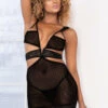 Mapalé Black V Net Chemise Lingerie