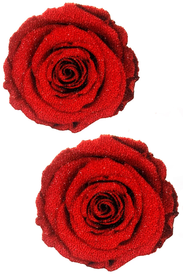 NevaNude Glitter Red Rose Nipple Pasties Lingerie 2 NevaNude Glitter Red Rose Nipple Pasties Lingerie