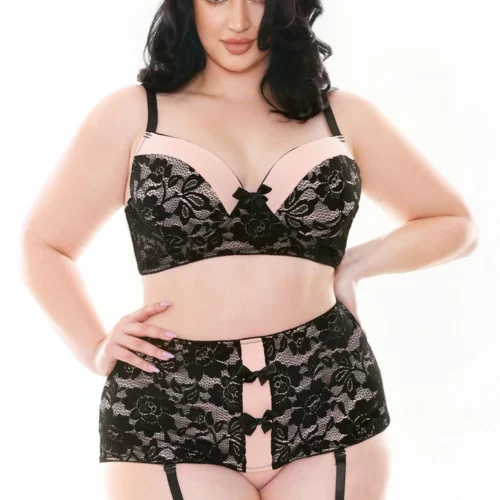 Fantasy Lingerie Plus Size Margot Bra And High Waisted Panty