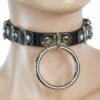 Funk Plus Leather Multi D Ring BDSM Collar Lingerie