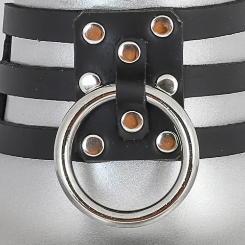 Funk Plus Triple Leather Large O Ring Choker