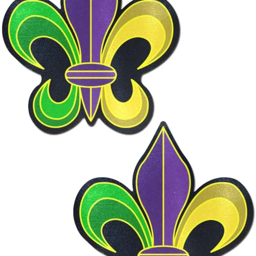 Pastease Fleur-de-lis Mardis Gras Pasties