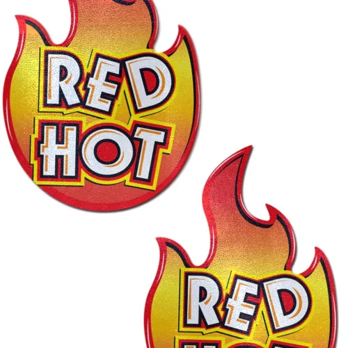 Pastease 'Red Hot' Flaming Nipple Pasties