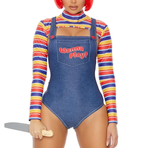 Forplay Sexy Halloween Costumes Wanna Play? Killer Doll Costume