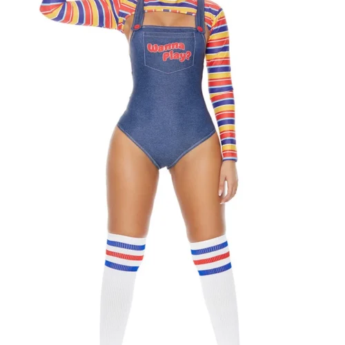 Forplay Sexy Halloween Costumes Wanna Play? Killer Doll Costume