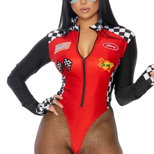 Forplay Plus Size Wanna Race? Racer Girl Costume 6 Forplay Plus Size Wanna Race? Racer Girl Costume