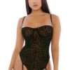 Forplay Lingerie Sexy Feline Teddy