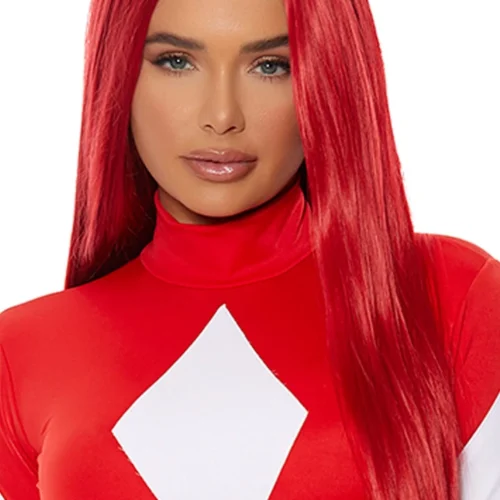 Forplay Accessories Straight Red Wig With Bangs