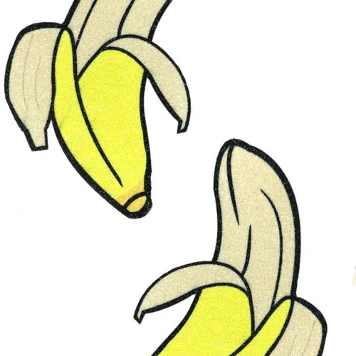 NevaNude Big Banana Blacklight Nipple Pasties