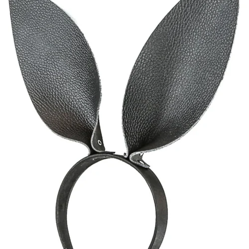 Funk Plus Fetish Black Leather Bunny Ears
