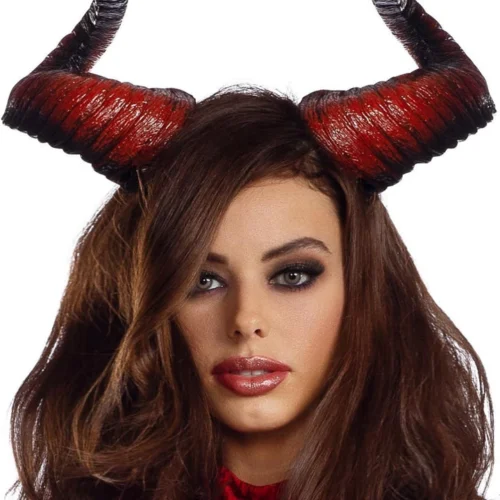 Party King Curved Demon Horns