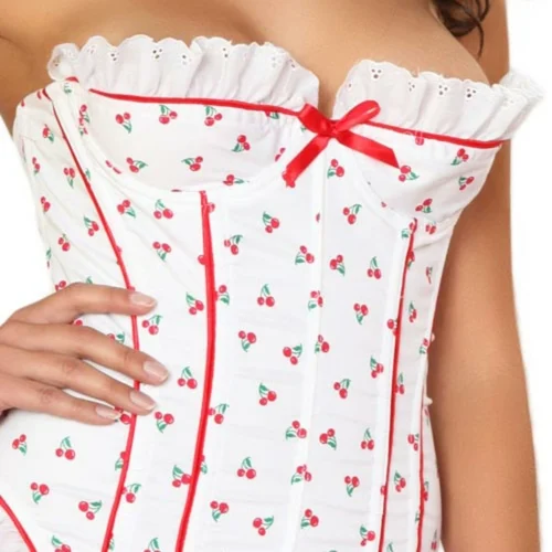 3WISHES Sweet Cherry Jubilee Corset Corsets