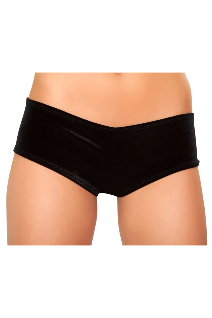 J. Valentine Black Velvet Shorts Clothing 1 J. Valentine Black Velvet Shorts Clothing