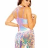 J. Valentine Sequin Harness Skirt Clothing
