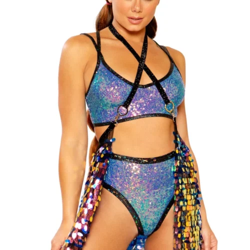 J. Valentine Sequin Harness Skirt Clothing 12 J. Valentine Sequin Harness Skirt Clothing