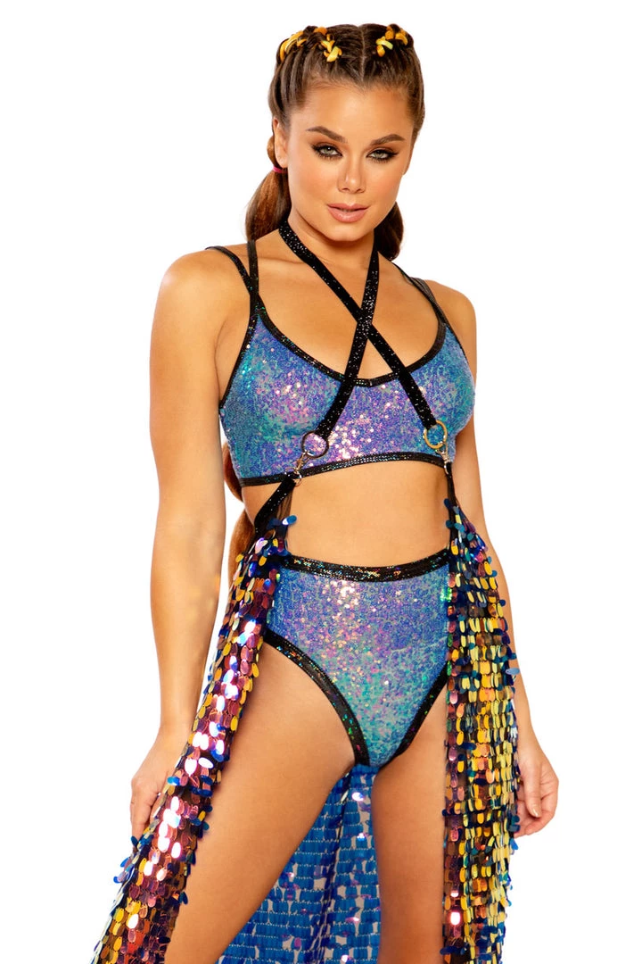 J. Valentine Sequin Harness Skirt Clothing 6 J. Valentine Sequin Harness Skirt Clothing