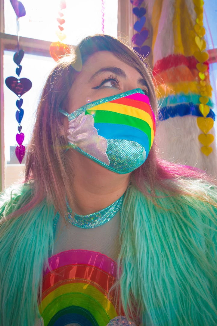 J. Valentine Rainbow Cloud Mask Clothing 2 J. Valentine Rainbow Cloud Mask Clothing