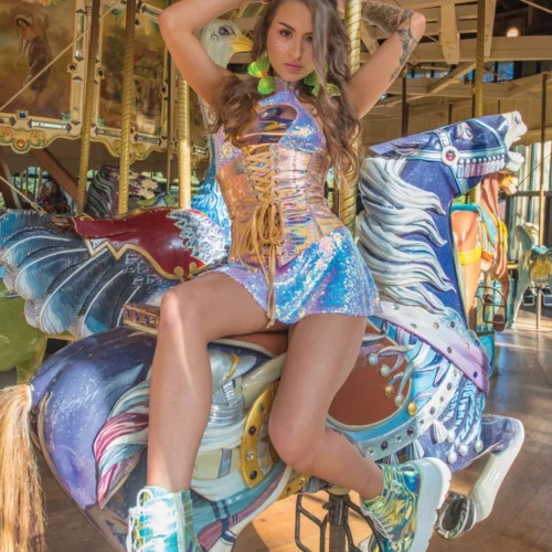 J. Valentine Clothing Rose Gold Waist Cincher 12 J. Valentine Clothing Rose Gold Waist Cincher