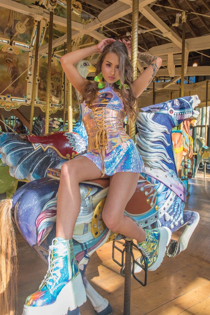 J. Valentine Clothing Rose Gold Waist Cincher 5 J. Valentine Clothing Rose Gold Waist Cincher