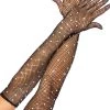 Leg Avenue Accessories Rhinestone Fishnet Gloves