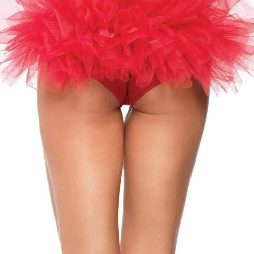 Leg Avenue Tulle Back Tanga Panty